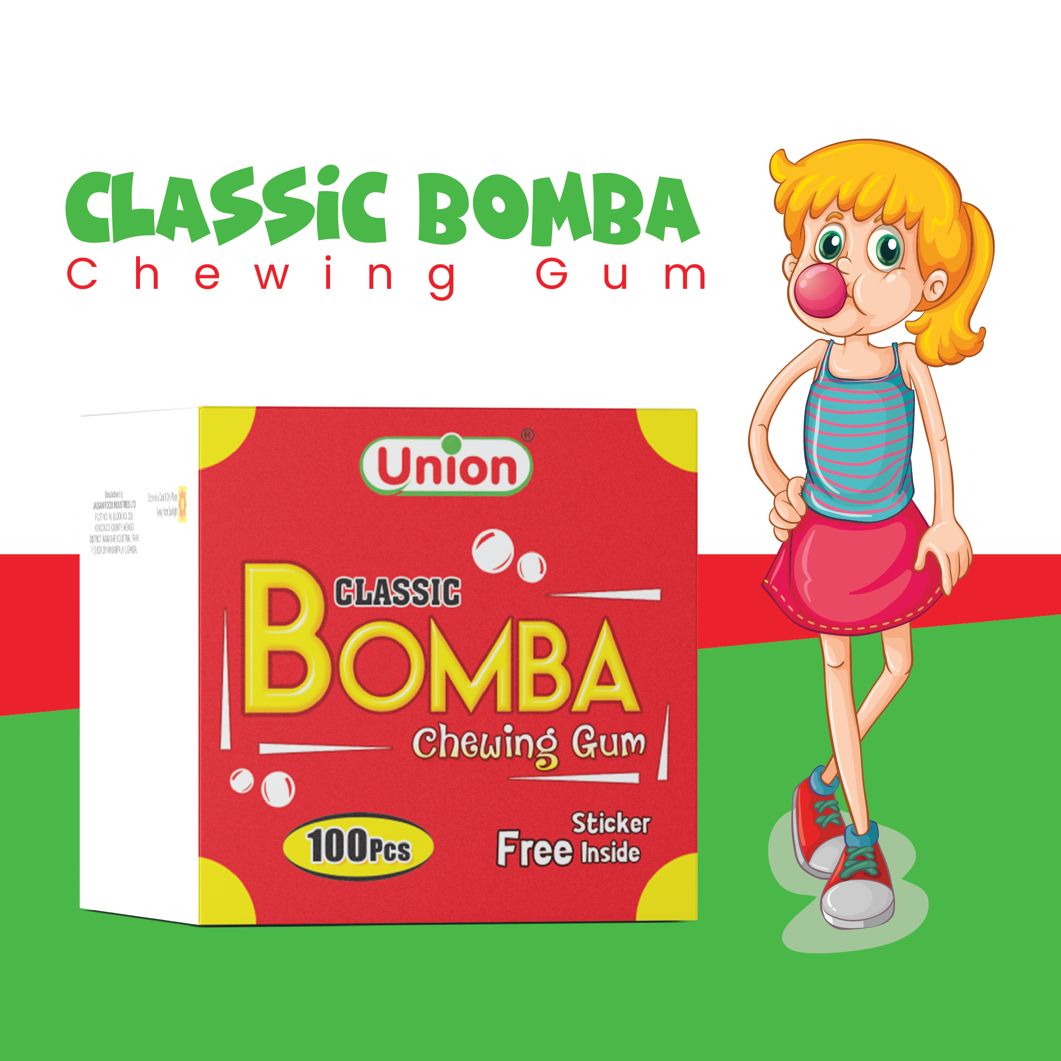 Union Classic Bomba Chewing Gum