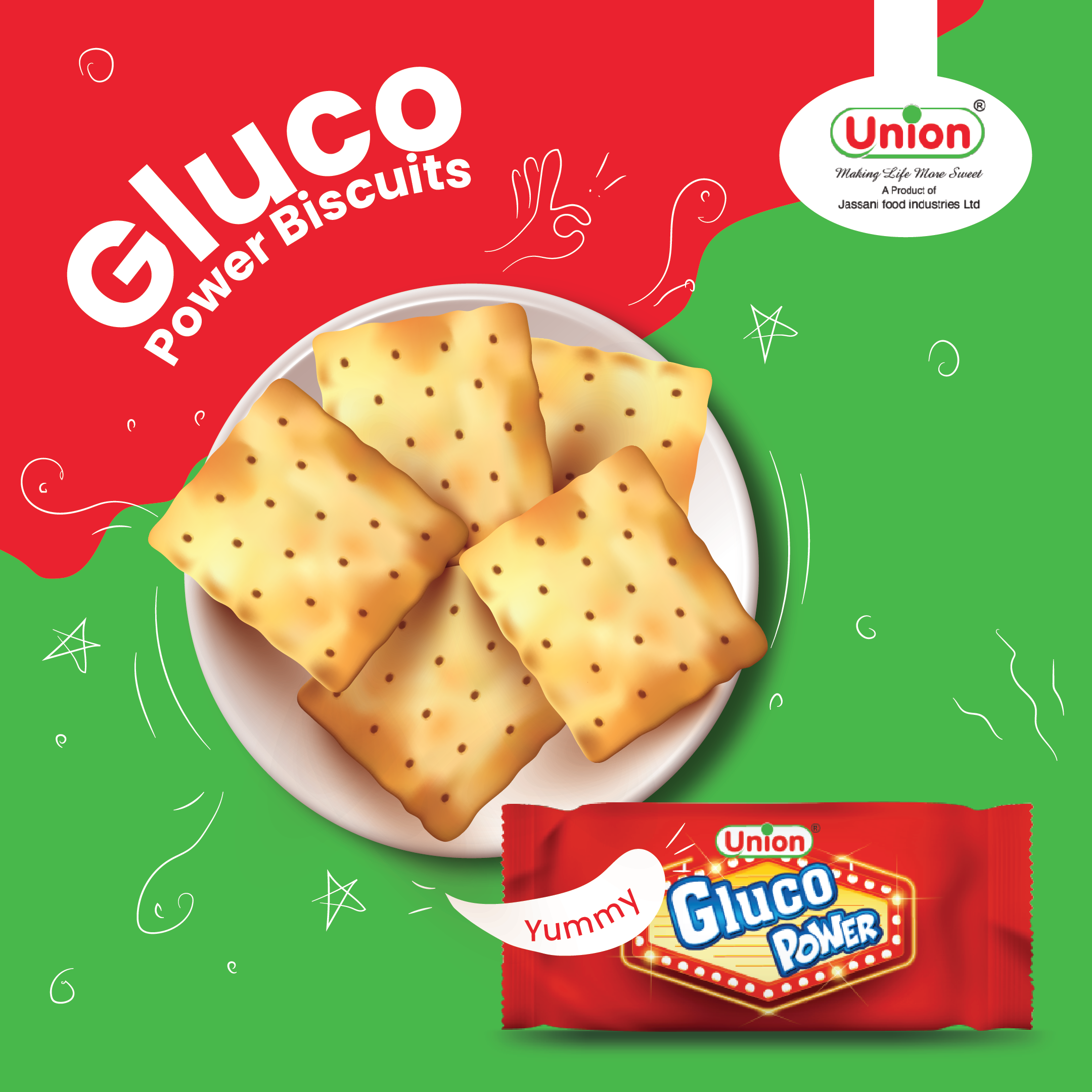 Union Gluco Power Biscuits